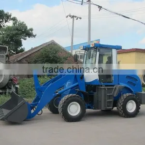1.8t Loading Machine 4WD Hydraulic Drive ZL18 Wheel Loader With Joystick / Quick Hitch / CE thumbnail-1