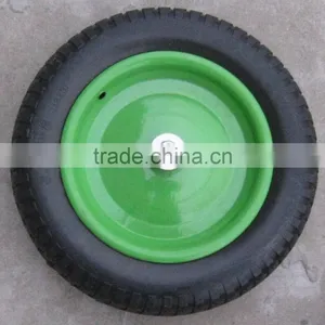 3.0-8 Puncture Proof pu Wheelbarrow Tyre Wheel for Sale Made in China thumbnail-3