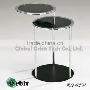 Swivel Glass Coffee Table thumbnail-1