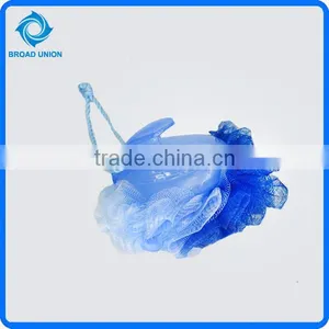 Mesh Bath Sponge Bath Sponge Shower Puff With Handle thumbnail-1