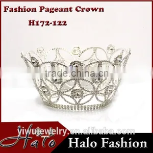 Fashion Wedding Crowns Crystal Pageant Full Crown Hair Jewelry thumbnail-1