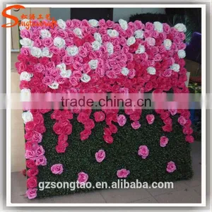 Artificial Plant Wall Home Decoration Artificial Flower Wall Fake Flower Wall thumbnail-1