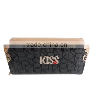 Europe Fancy Trendy Long PU Leather Ladies Wallets and Purses thumbnail-1