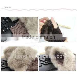 Artificial Wool Cute Women Knitted Gloves/korean Style/Autumn Applied thumbnail-3