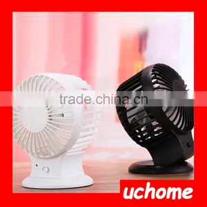 UCHOME Portable Mini Electronic Fan Rechargeable Fan With USB Power Bank Strong Wind thumbnail-2