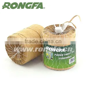 4mm x 250m Biodegradable Coiled Paper Twist Ties Machine thumbnail-1