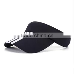Wholesale Cheap Sun Visor Hat/cap/high Quality Kids Colorful Running Wide Brim Visor Hats thumbnail-3