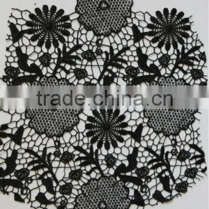 Embroidered Flower Trim Fabric thumbnail-1