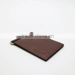 J7094 Genuine Leather Money Clip Car Holder thumbnail-4