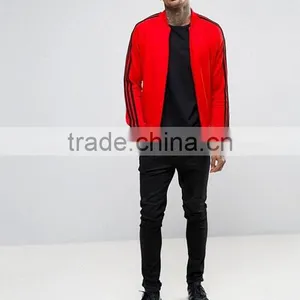 Custom Best Price High Quality New Design Durable Raglan Sleeve 87% Polyester 13% Cotton Brown Casual Men Jacket thumbnail-4