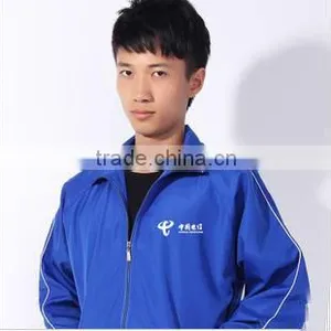 100% Polyester Fashion Blazer Cheap Windbreaker Jacket thumbnail-1