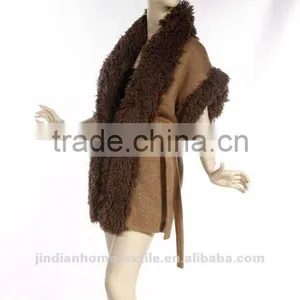 2012 Newest Style Printed Faux Fur Garment thumbnail-1