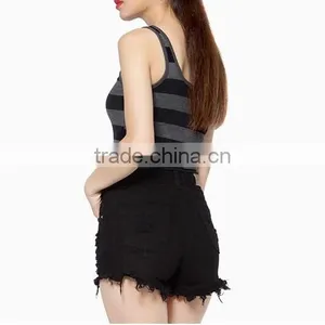 New Style of Stripe Tank Top, Customize Printing of Women Tank Top, Custom Tank Top thumbnail-3