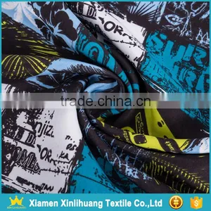 2017 Hot Selling Digital Printing 100% Polyester Twill Peach Skin Fabric thumbnail-3