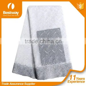 Bestway Charming Swiss Voile Lace With Stones SL0411-5 thumbnail-4