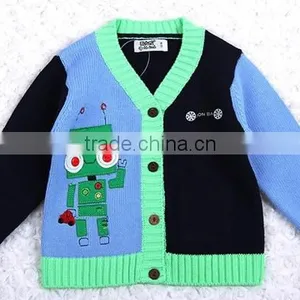 Baby Boy Back Pocket Design Cardigan Sweater thumbnail-2