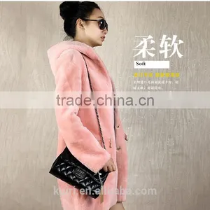 New Genuine Sheep Leather Print Jacket Reall Sheep Sheared Fashion Coat Casual Top Sale Merino Sheep Fur Overcoat thumbnail-4