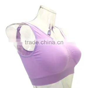Hot Sale Women's Bra Underwear Comfortable Sexy Black Sports Bra Seamless thumbnail-2