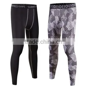 Men's Custom Dri Fit Tight Fit Sport Gym Leggings Pants Wholesale thumbnail-3