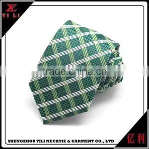 New Production Plaid Silk Neckties thumbnail-3