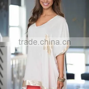 2017 Fashion Women's Casual Pocket Shirt Short-sleeved Ladies Urban t Shirts Wholesale thumbnail-4