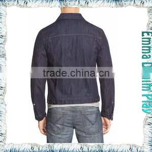 Denim Jacket Legend Slim Fit Light Wash in Black for Men thumbnail-2