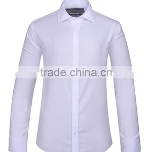 2017 Lastest Style Men Office Long Sleeves Shirts Solid Color thumbnail-1