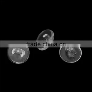 Wholesale Scrapbooking Single Hole Round Transparent Clear Plastic Sewing Shank Buttons thumbnail-3