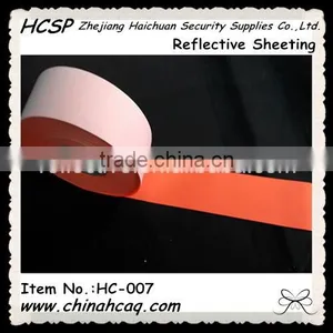 Colored Retro-reflection Fabric,High Reflective Tape Fabric With T/C Backing thumbnail-1