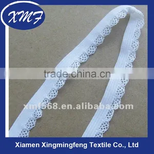 White Lingerie Elastic Lace Trim for Underwear/Bra thumbnail-1