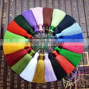 Fashion Custom Colorful Women's Cotton Red Tassel for Bag Decoration thumbnail-2