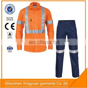 Factory Price EN 11612 Cotton Fire Protection Safety Mining Uniforms Suit thumbnail-4