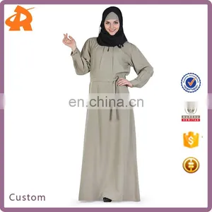 OEM Women Grey Long Dubai Abaya Fabric,abaya Kaftan Dubai,abaya Kaftan Dubai thumbnail-1