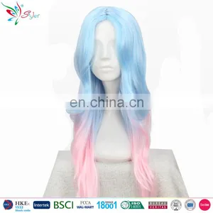 Styler Brand Sexy Beauty Full Face Curly Hair Wig Cheap Ladies Synthetic Cosplay Wigs thumbnail-5