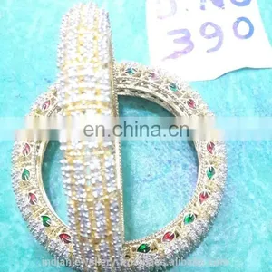 Cubic Zircon Jewelry Bangles Manufacturer, Cubic Zircon Jewellery Bangle Exporter thumbnail-2