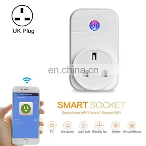 Pop Socket Phone Automation Wireless Smart WiFi Socke Smartphone UK Plug Electrical Switch Sockets thumbnail-1