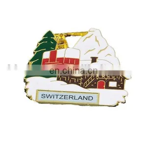 Fine Quality Customized Metal Map Fridge Magnet for Promotion thumbnail-1