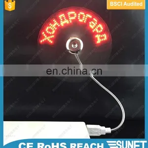 Light up Your Name Custom Flashing Message Computer USB Led Fan thumbnail-3