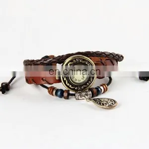 Best Price Hot Selling Pocket Genuine Charm Retro Luxury Women Vintage Leather Watch thumbnail-1