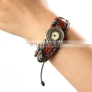 Best Price Hot Selling Pocket Genuine Charm Retro Luxury Women Vintage Leather Watch thumbnail-2