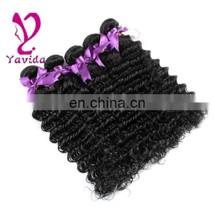 Brazilian Virgin Human Hair Bulk Extension Wet and Wavy Virgin Brazilian Hair Bundles Remy Hair Bulk Weft thumbnail-1