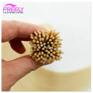 20 Inch 100Strands Stick Remy I-tip Human Hair Extensions Pre Bonded Hair Extensions 50 Grams per Strand 0.5gram thumbnail-2