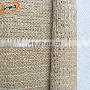 HDPE Balcony Screen 90cmx5m,beige/white Stripe , Tan/white Stripe Shade Net thumbnail-1