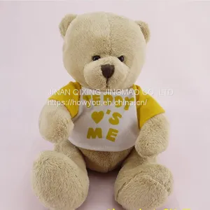 Wholesale Mini Teddy Bear Stuffed Custom Small Clothes Teddy Bear Plush Toy With T Shirts thumbnail-2