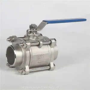 Two Pieces Stainless Steel Welding Ball Valve thumbnail-1