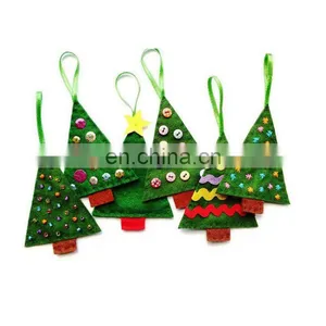 High Quality Eco Friendly Christmas Felt Shapes With Ornament Set for Kids thumbnail-5