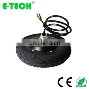 Double Shaft 8inch Electric Drum Brake 48v 400w Brushless Hub Motor thumbnail-2