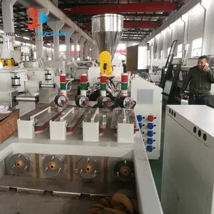 Four Cavity PVC Electrical Conduit Pipe Making Machine Price PVC Resin Material 16-32mm thumbnail-3