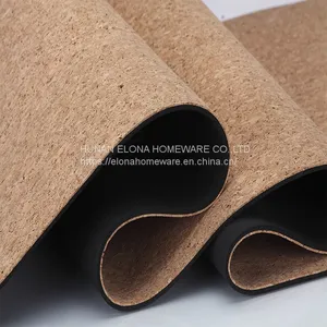 Non-slip Non-toxic Lightweight Cork Printed Yoga Mats Yoga Equipment thumbnail-4