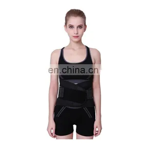 Health Care Warmth Blue And Black Waist Protection Fixed Belt Color Waist Protection Lumbar Back Massage Stretcher Apparatus thumbnail-4